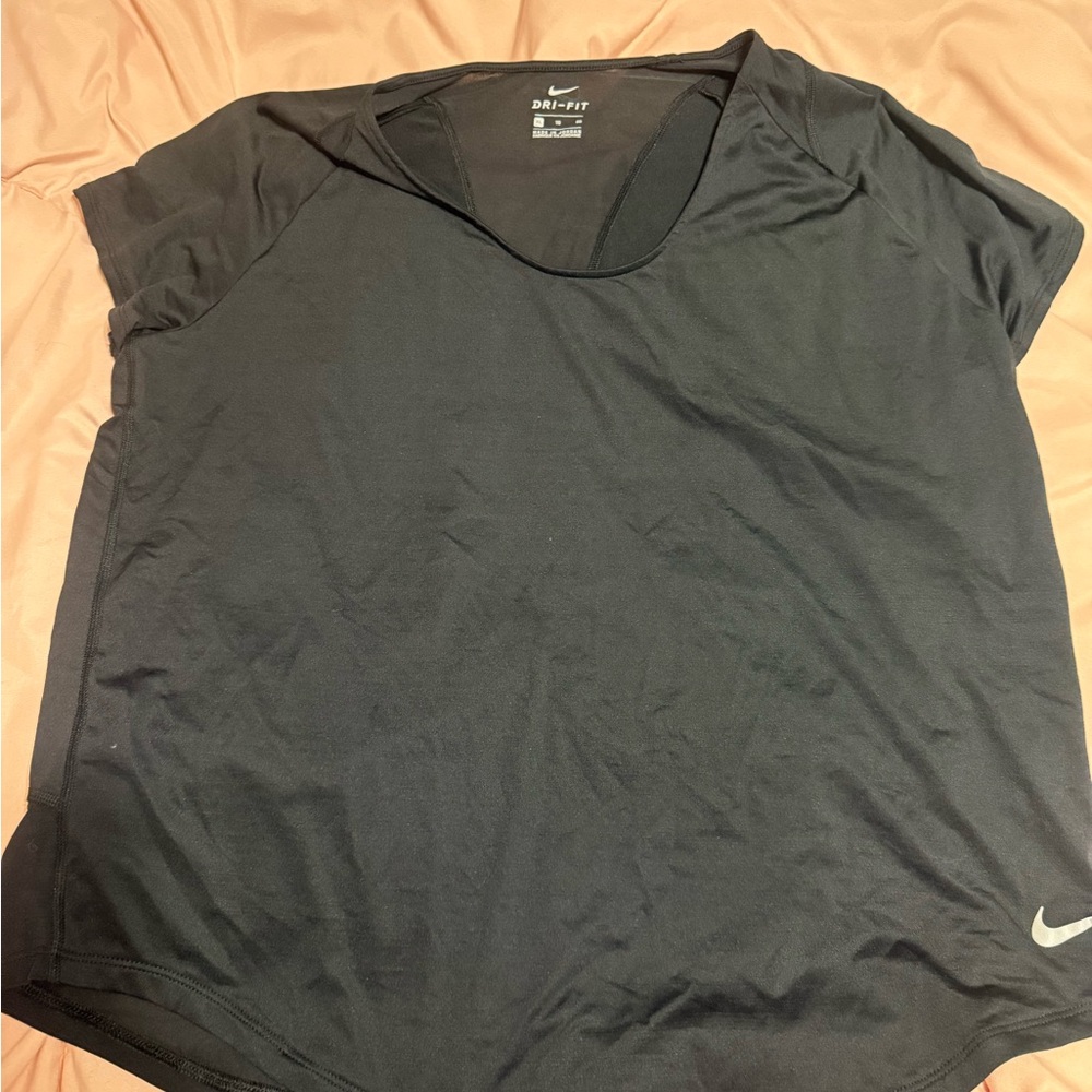 Nike Women's Black Dri-FIT Short Sleeve Tee